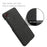 Well-Protected Cloth Coated Plastic Back Case for Samsung Galaxy Xcover 5 - Black - 4