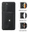 VILI T Series TPU+PU Leather Phone Case Protector with Detachable Wallet for Samsung Galaxy S21+ 5G - Black - 3