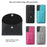VILI T Series TPU+PU Leather Phone Case Protector with Detachable Wallet for Samsung Galaxy S21+ 5G - Black - 6