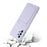 For Samsung Galaxy A32 4G (EU Version) Soft TPU Phone Case Cover with Card Slot - Light Purple - 3