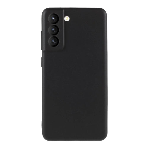 X-LEVEL Frosted TPU Phone Back Case Protector for Samsung Galaxy S21 FE - Black - 1