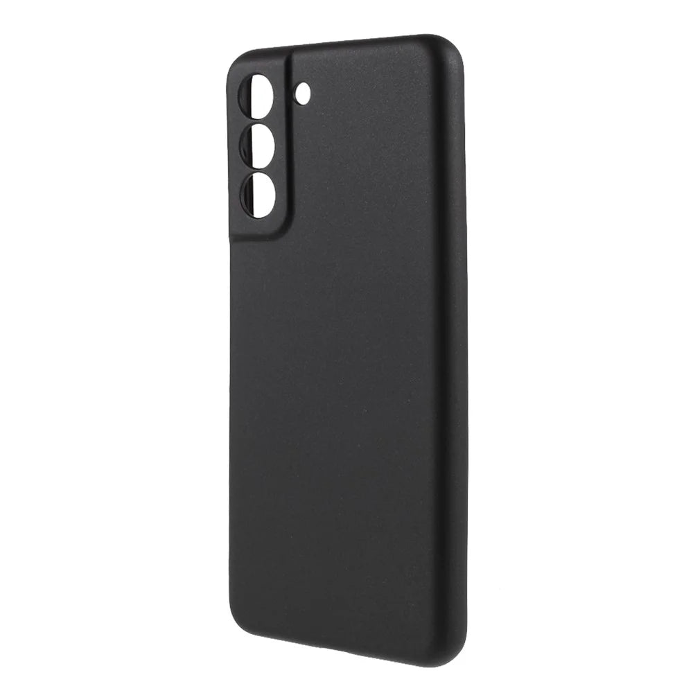 X-LEVEL Frosted TPU Phone Back Case Protector for Samsung Galaxy S21 FE - Black - 2