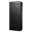 Waxy Crazy Horse Texture Protector Case TPU + PU Leather Cover for Samsung Galaxy A22 5G (EU Version) - Black - 2