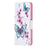 Wallet Stand Design Pattern Printing Flip Leather Phone Case Shell for Samsung Galaxy A22 5G (EU Version) - Butterfly and Flower - 2