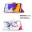 Wallet Stand Design Pattern Printing Flip Leather Phone Case Shell for Samsung Galaxy A22 5G (EU Version) - Butterfly and Flower - 4