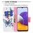 Wallet Stand Design Pattern Printing Flip Leather Phone Case Shell for Samsung Galaxy A22 5G (EU Version) - Butterfly and Flower - 5