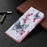 Wallet Stand Design Pattern Printing Flip Leather Phone Case Shell for Samsung Galaxy A22 5G (EU Version) - Butterfly and Flower - 6