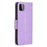 Butterfly Pattern Imprint Leather Wallet Case Shell for Samsung Galaxy A22 5G (EU Version) - Purple - 3