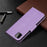 Butterfly Pattern Imprint Leather Wallet Case Shell for Samsung Galaxy A22 5G (EU Version) - Purple - 7
