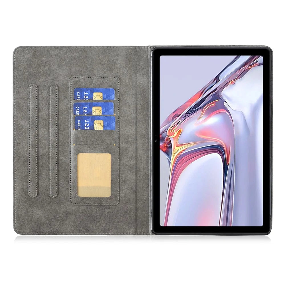 Geometric Pattern Design Leather Tablet Case Protector for Samsung Galaxy Tab A7 10.4 (2020) / (2022) / T505 / T500 - Grey - 3