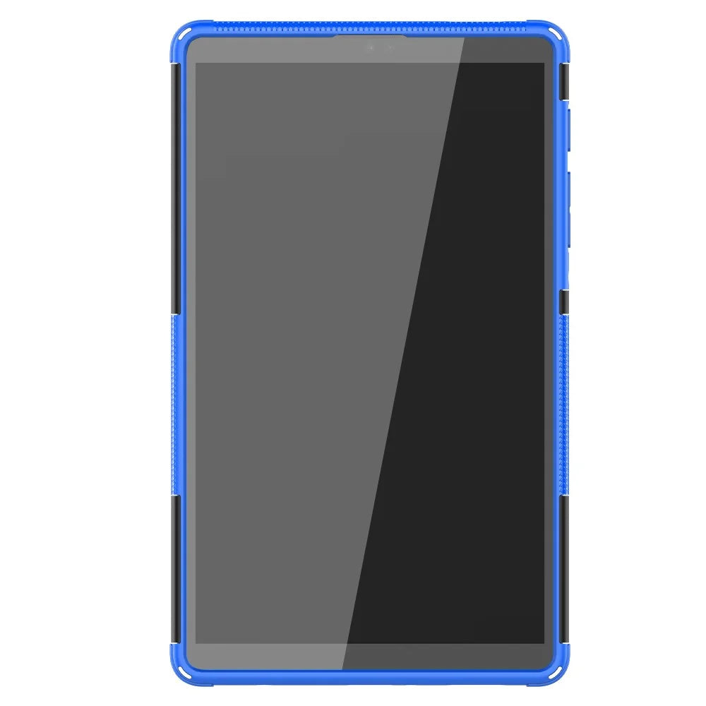 For Samsung Galaxy Tab A7 Lite 8.7-inch PC + TPU Hybrid Protection Case Kickstand Anti-slip Cover - Blue - 2