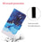 Cross Texture PU Leather Phone Case with Pattern Printing for Samsung Galaxy A22 5G (EU Version) - Ocean - 5