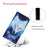 Pattern Printing Leather Wallet Phone Shell Case for Samsung Galaxy A22 4G (EU Version) - White Wolf - 5