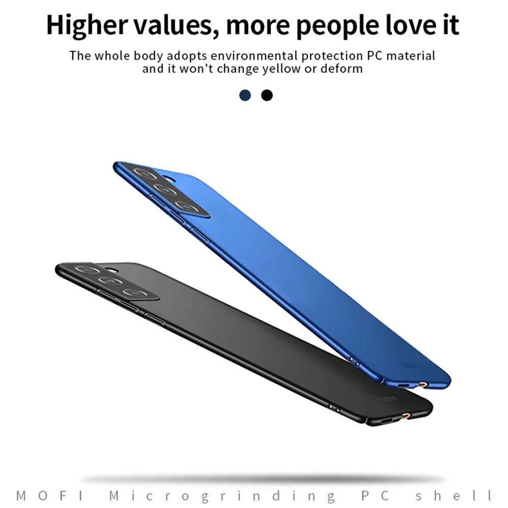 MOFI Shield Light Weight Frosted Finish Surface Hard PC Case for Samsung Galaxy S21 FE - Black - 4