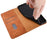 Silky Touch Leather Wallet Phone Cover Stand Case for Samsung Galaxy M12/F12 - Brown - 6
