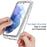 2-in-1 Gradient Color PC+TPU Hybrid Shell Case for Samsung Galaxy S21 5G/4G Cover - Transparent - 2
