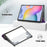 Tri-fold Stand Design Pattern Printing PU Leather Tablet Case Shell Protector for Samsung Galaxy Tab S7 FE T736 / Tab S7+ / Tab S8+ - Nebula - 2