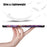 Tri-fold Stand Design Pattern Printing PU Leather Tablet Case Shell Protector for Samsung Galaxy Tab S7 FE T736 / Tab S7+ / Tab S8+ - Nebula - 4