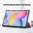 Tri-fold Stand Design Pattern Printing PU Leather Tablet Case Shell Protector for Samsung Galaxy Tab S7 FE T736 / Tab S7+ / Tab S8+ - Nebula - 5