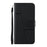 Concise Leather Phone Cover Wallet Case with Stand for Samsung Galaxy S21 FE - Black - 3