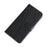 Concise Leather Phone Cover Wallet Case with Stand for Samsung Galaxy S21 FE - Black - 6