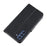 Concise Leather Phone Cover Wallet Case with Stand for Samsung Galaxy S21 FE - Black - 7