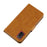 Splicing Leather Phone Cover Wallet Case with Stand and Strap for Samsung Galaxy A02s (164.2mm) - Brown - 5