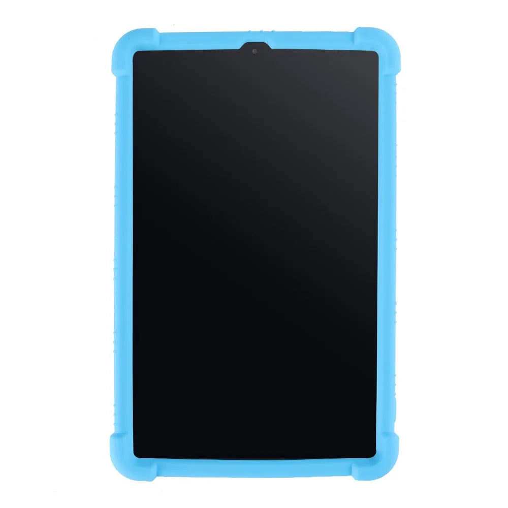Flexible Silicone Tablet Shell Cover with Supporting Kickstand for Samsung Galaxy Tab A7 Lite 8.7-inch SM-T220 (Wi-Fi) - Baby Blue - 2