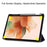Stand Design Pattern Printing Tri-Fold TPU Leather Tablet Case with Pen Slot for Samsung Galaxy Tab S7 FE SM-T730 / SM-T736 - Starry Sky - 4