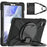 360 Degree Swivel Kickstand Design Hybrid Tablet Cover with Shoulder Strap (B Style) for Samsung Galaxy Tab A7 Lite 8.7-inch - Black/Black - 1