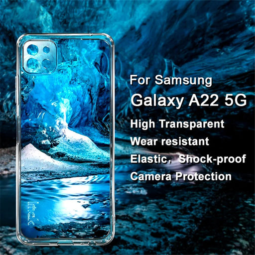 IMAK UX-5 Series Transparent Well-Protected Wear-Resistant Flexible TPU Case for Samsung Galaxy A22 5G (EU Version) - 2
