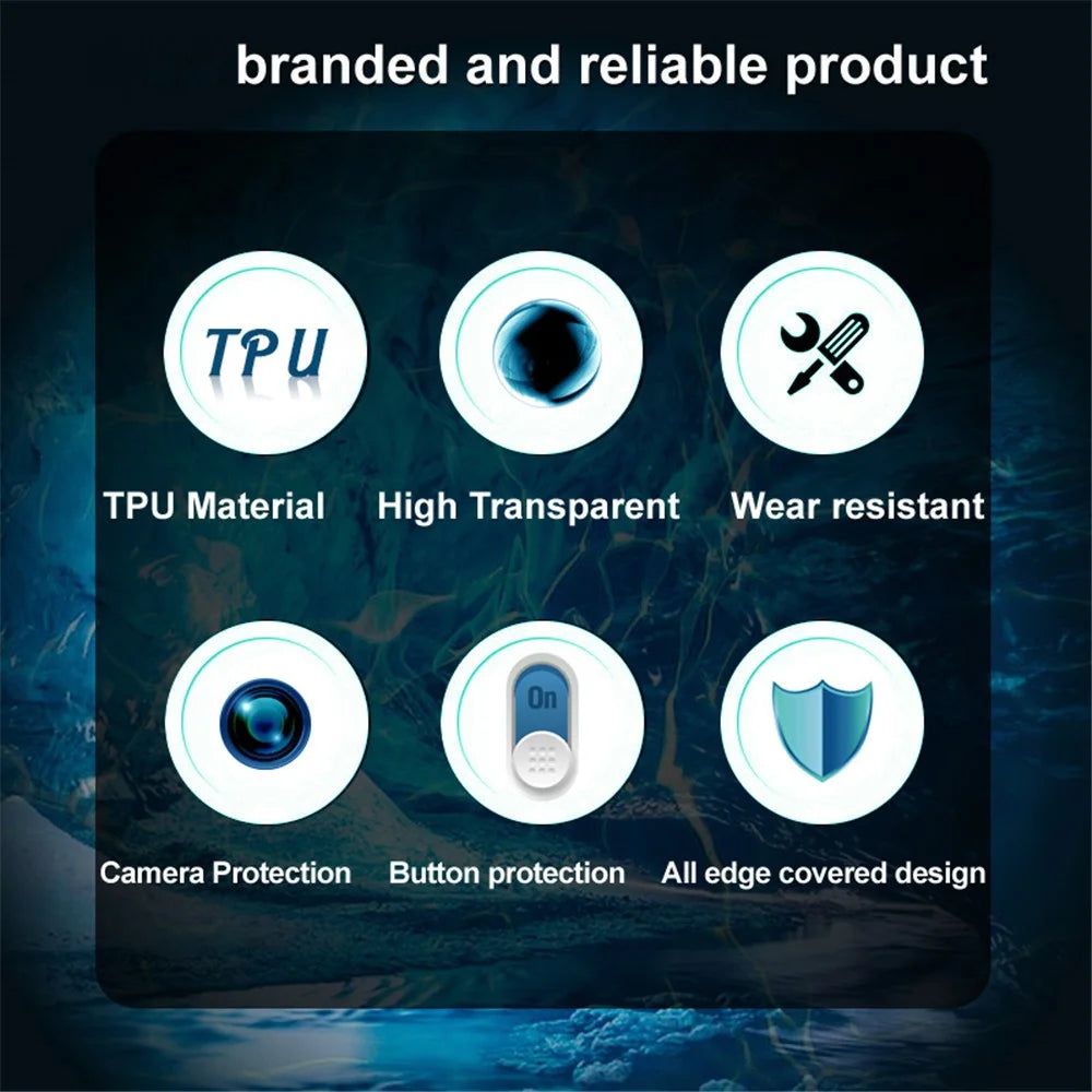 IMAK UX-5 Series Transparent Well-Protected Wear-Resistant Flexible TPU Case for Samsung Galaxy A22 5G (EU Version) - 3