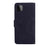 Wallet Stand Plain PU Leather Protective Case for Samsung Galaxy A22 5G (EU Version) - Black - 3