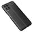 Litchi Texture Leather TPU Mobile Phone Cover Protector for Samsung Galaxy A22 4G (EU Version) - Black - 3