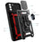 Camera Push Window Phone Case Cover with Ring Holder Kickstand for Samsung Galaxy S21 FE - Black - 7
