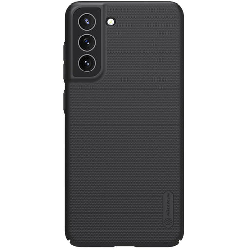 NILLKIN Frosted Shield Matte Surface Hard PC Phone Cover Case for Samsung Galaxy S21 FE 2021 - Black - 2