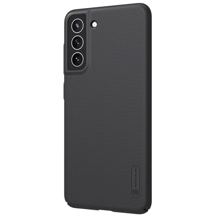 NILLKIN Frosted Shield Matte Surface Hard PC Phone Cover Case for Samsung Galaxy S21 FE 2021 - Black - 4