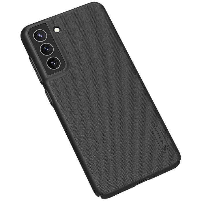 NILLKIN Frosted Shield Matte Surface Hard PC Phone Cover Case for Samsung Galaxy S21 FE 2021 - Black - 6