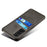 Well-Protected PU Leather Coated Hard PC Case with Dual-Card Slots Design for Samsung Galaxy S21 FE - Black - 3