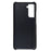 Well-Protected PU Leather Coated Hard PC Case with Dual-Card Slots Design for Samsung Galaxy S21 FE - Black - 4