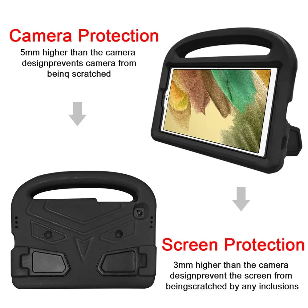 Sparrow Character Design EVA Tablet Case with Kickstand for Samsung Galaxy Tab A7 Lite 8.7-inch SM-T220 (Wi-Fi)/SM-T225 - Black - 4