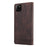 GQ.UTROBE Auto-absorbed Leather Wallet Phone Case with Anti-theft Swiping Design for Samsung Galaxy A22 5G (EU Version) - Coffee - 3