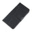 Splicing Leather Mobile Phone Cover Wallet Stand Design Case with Strap for Samsung Galaxy A12 - Black - 5