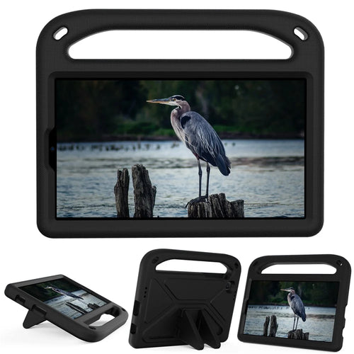 Hand-Hold EVA Tablet Case with Kickstand for Samsung Galaxy Tab A7 Lite 8.7-inch - Black - 1