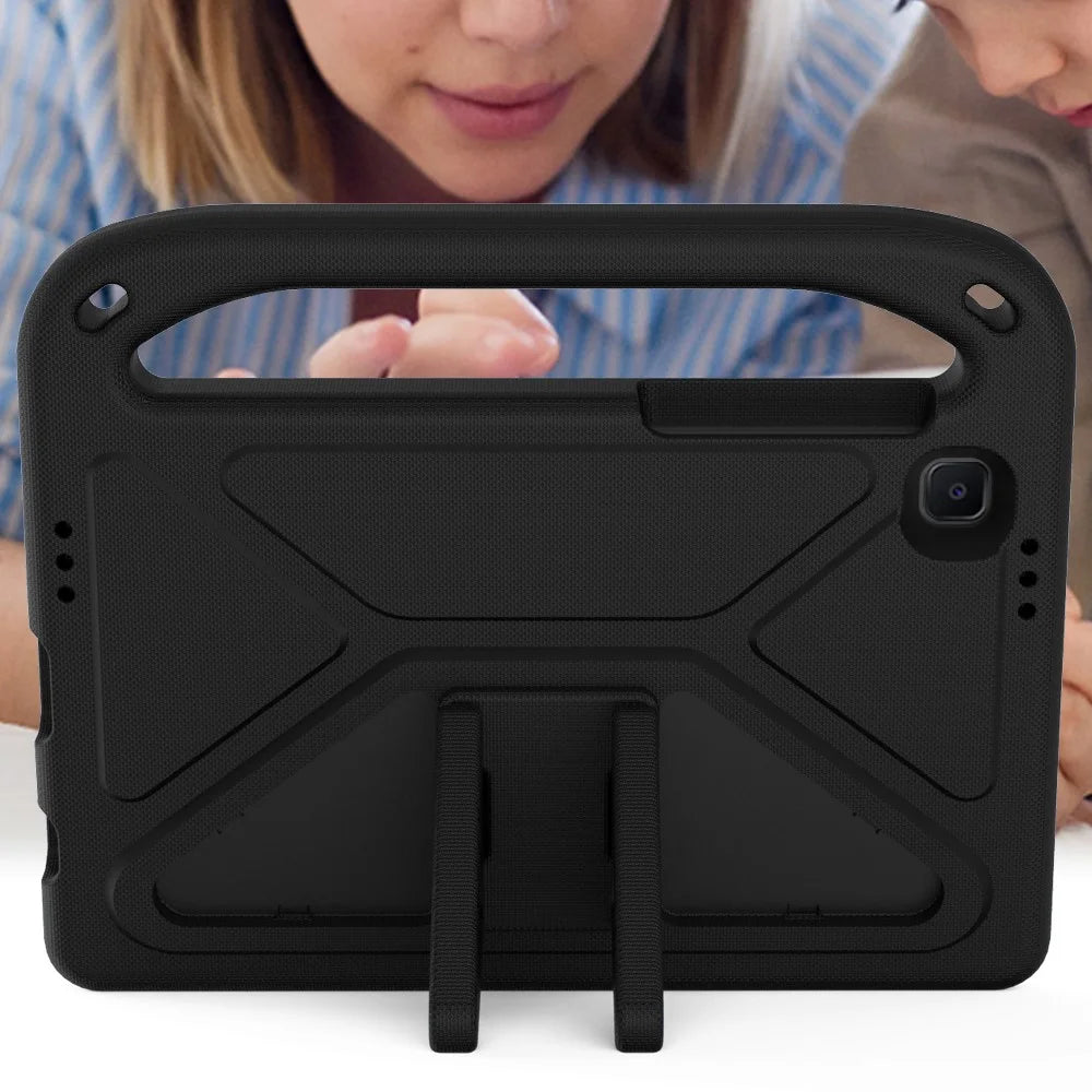 Hand-Hold EVA Tablet Case with Kickstand for Samsung Galaxy Tab A7 Lite 8.7-inch - Black - 6