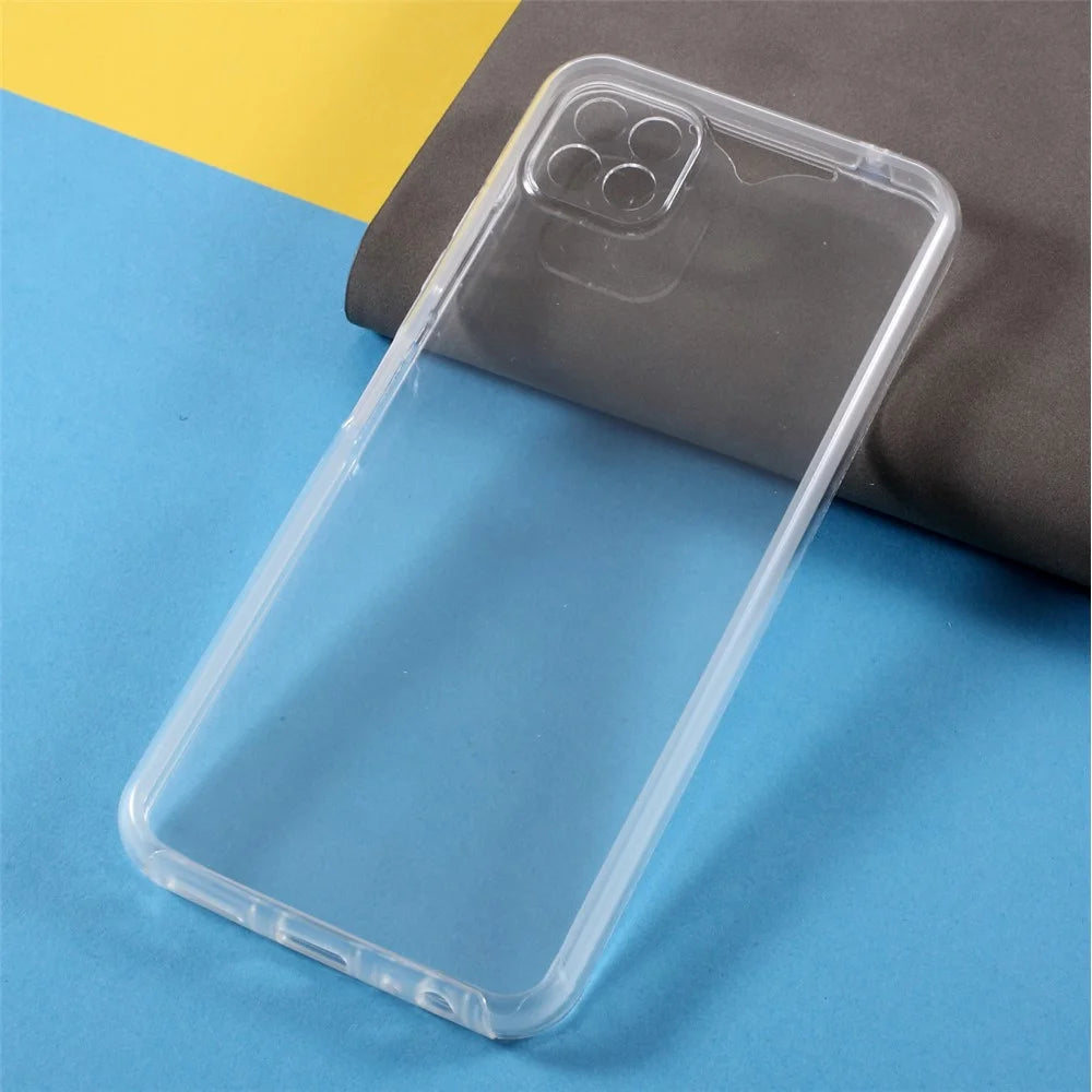 Detachable 2-in-1 Clear TPU+PET+Acrylic Hybrid Case Phone Cover for Samsung Galaxy A22 5G (EU Version) - 6