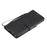 For Samsung Galaxy S21 FE Case Solid Color Leather Mobile Cover Wallet Stand with Strap - Black - 7