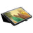 Lightweight Slim Litchi Texture PU Leather Folio Cover Stand Case for Samsung Galaxy Tab A7 Lite 8.7-inch - Black - 4