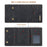 DG.MING M2 Series Magnetic Tri-fold Wallet Design Kickstand Cover Leather Phone Case Shell for Samsung Galaxy S21 Ultra 5G - Black - 7
