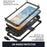 Shock Absorbing Defender Heavy Full Body Back Cover Kickstand Carrying Hard PC + Soft TPU Armor Case for Samsung Galaxy S21 FE - Black - 5